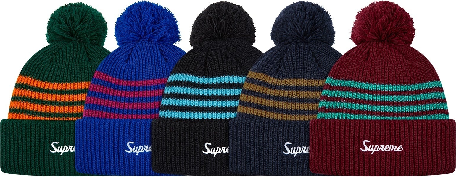 4-Stripe Loose Gauge Beanie
